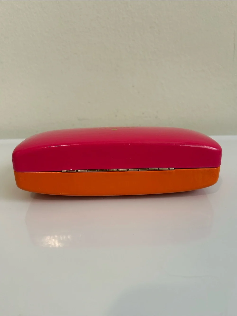 kate spade Pink and Orange Hard Eyeglass Case